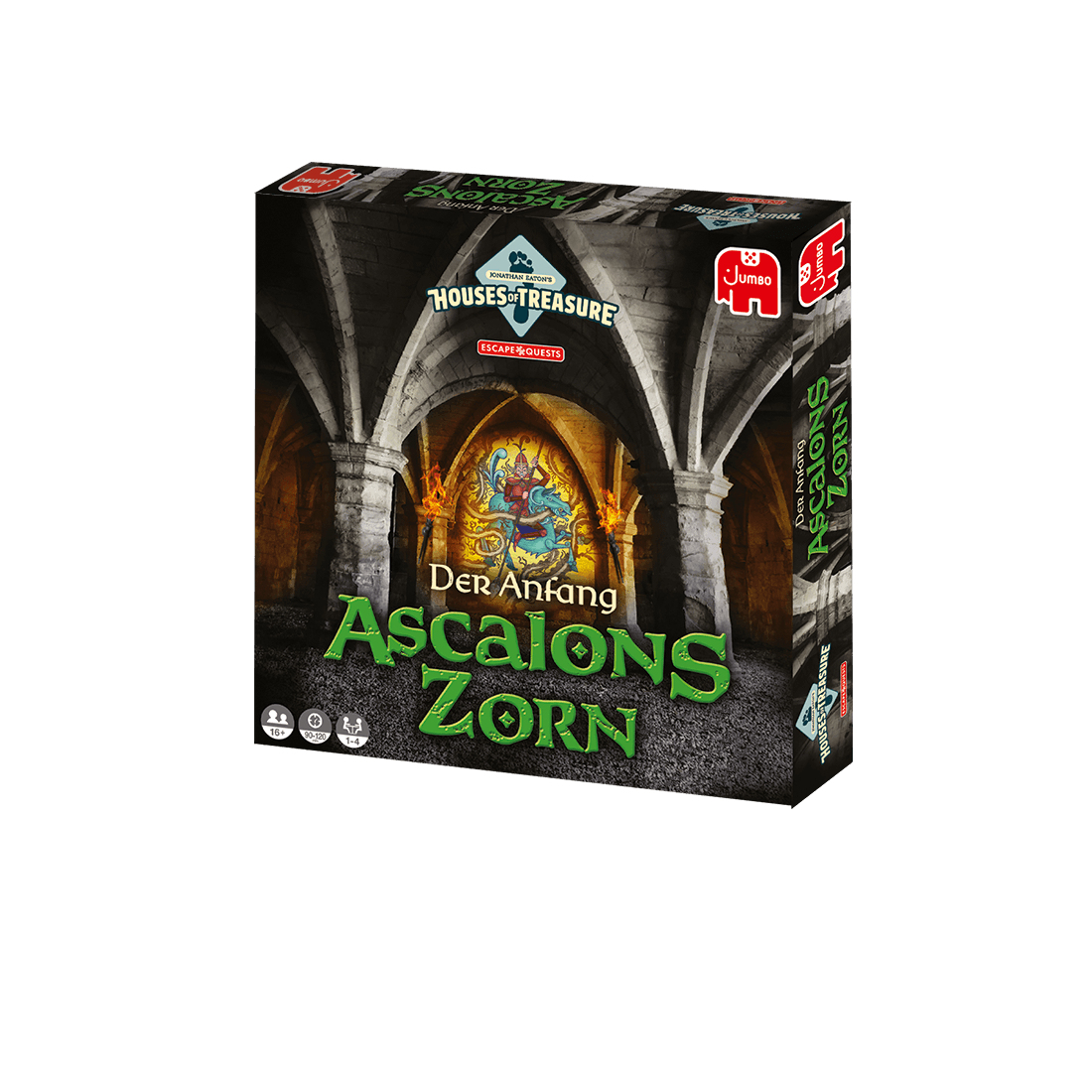 Jumbo Escape Quest Der Anfang Ascalons Zorn Brettspiel Laterales Denken ab 16 Jahren Mehrfarbig