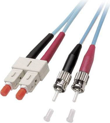 EFB-Elektronik Duplex Jumper SC-ST 50/125µ, OM3, LSZH, aqua, 3.0mm, 2m Hersteller: EFB Elektronik (O7353.2)