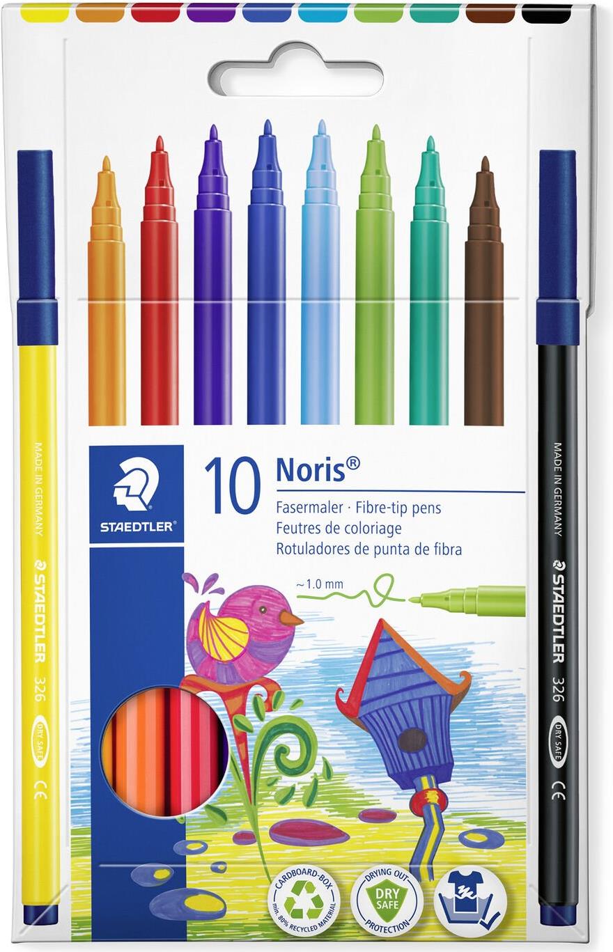 Staedtler 326 C10 Permanent-Marker Rundspitze Gemischte Farben 10 Stück(e) (326 C10)