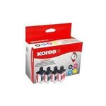 Kores Multi-Pack Tinte G1529 ersetzt brother LC-223 Inhalt: 1x schwarz, je 1x cyan, magenta, gelb - 1 Stück (G1529KIT)