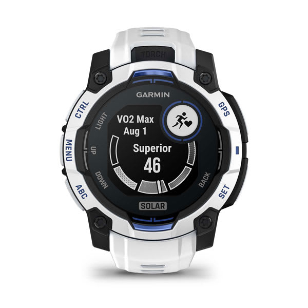 Garmin Instinct 3 Solar 0.9" 28 Tage Akkulaufzeit Schwarz/Steinweiß