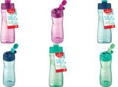 Maped PICNIK Trinkflasche ORIGINS, blau, 0,75 l öffnen durch Anheben des Schutzdeckels, auslaufsicher, - 1 Stück (872904)