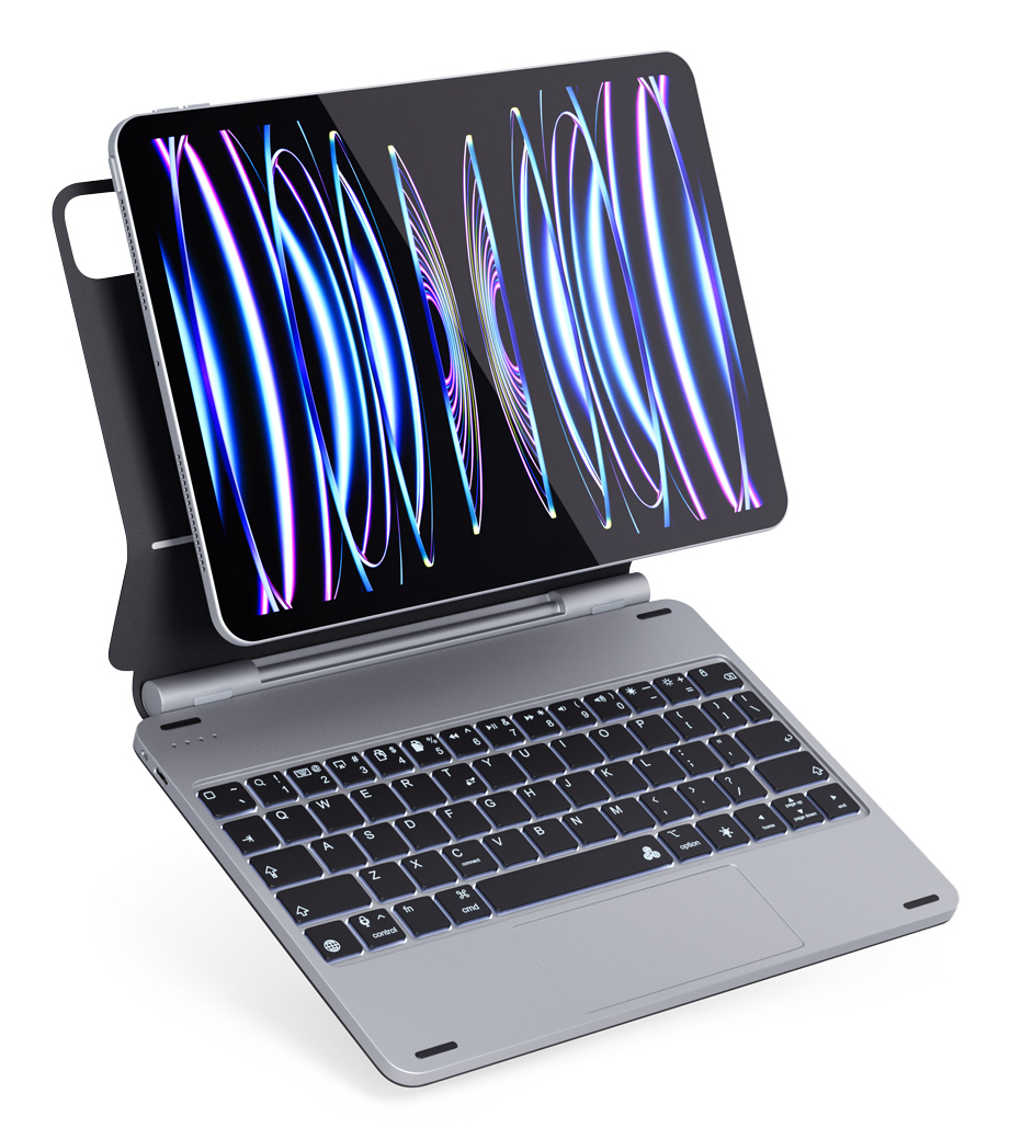 Epico Aluminium Keyboard Case iPad 10.9" Tasche Grau