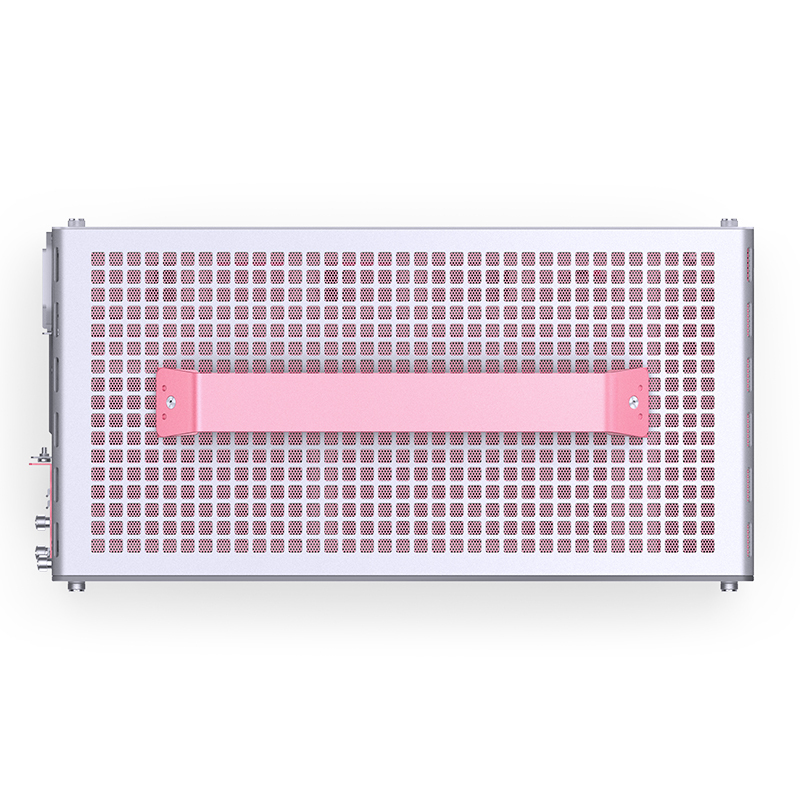 Jonsplus Z20 Mini Tower Systemgehäuse Pink, Weiß