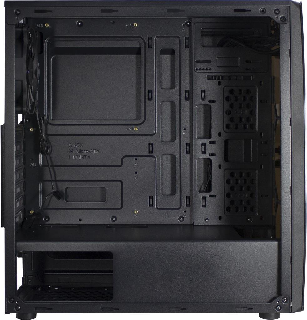 Inter-Tech H-606 Micro Tower micro-ATX Schwarz