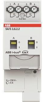 ABB Stotz S&J Schaltaktor 2fach, 6A, REG SA/S2.6.2.2 (2CDG110253R0011)
