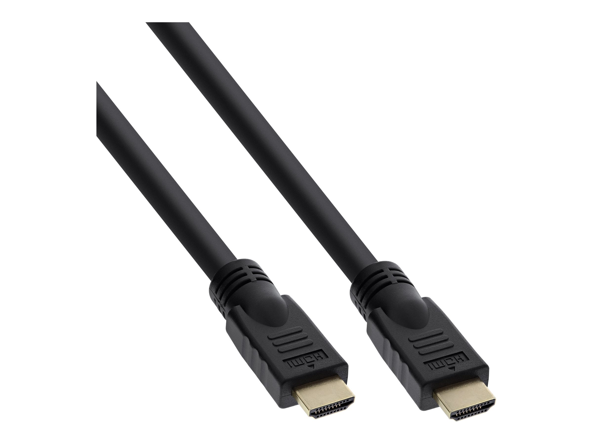 InLine High Speed HDMI-Kabel mit Ethernet, Premium, Stecker/Stecker, 10 m, Schwarz