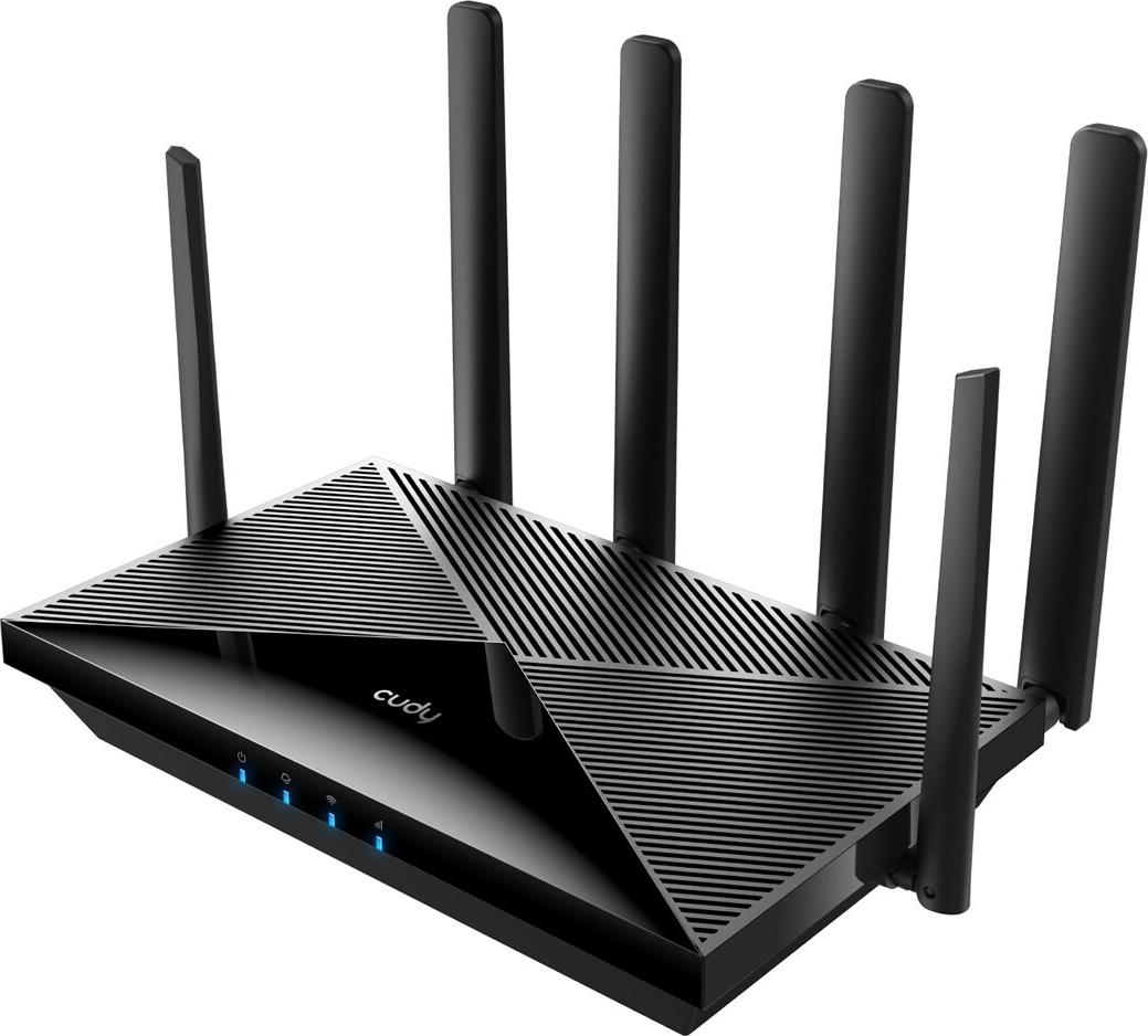 Cudy P5 WLAN-Router Wi-Fi 6 5G Schwarz