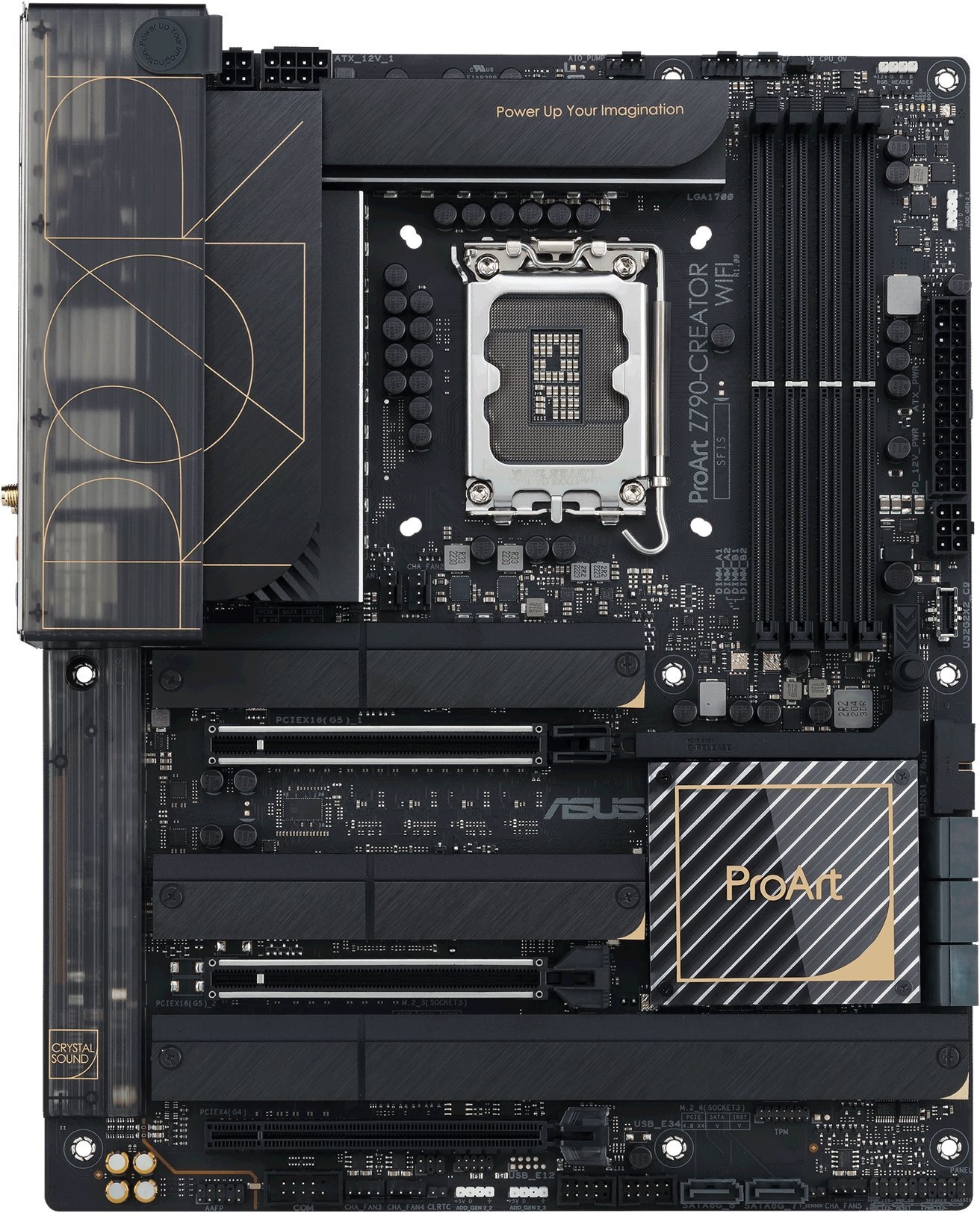 ASUS ProArt Z790-CREATOR WIFI Mainboard LGA1700 ATX DDR5 128 GB Wi-Fi 6E Schwarz