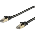 StarTech.com 6ASPAT7MBK Patchkabel CAT6a (7 m, schwarz, RJ45-Snagless-Steckverbinder, CAT6a-STP-Kabel, Kupferdraht, Netzwerkkabel) (6ASPAT7MBK)