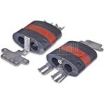 Optotec Silikon Kalteinführung für 2 Kabel (12-20mm), oval FTTx (FOCUS-ODCKIT-CCSO-2X20)