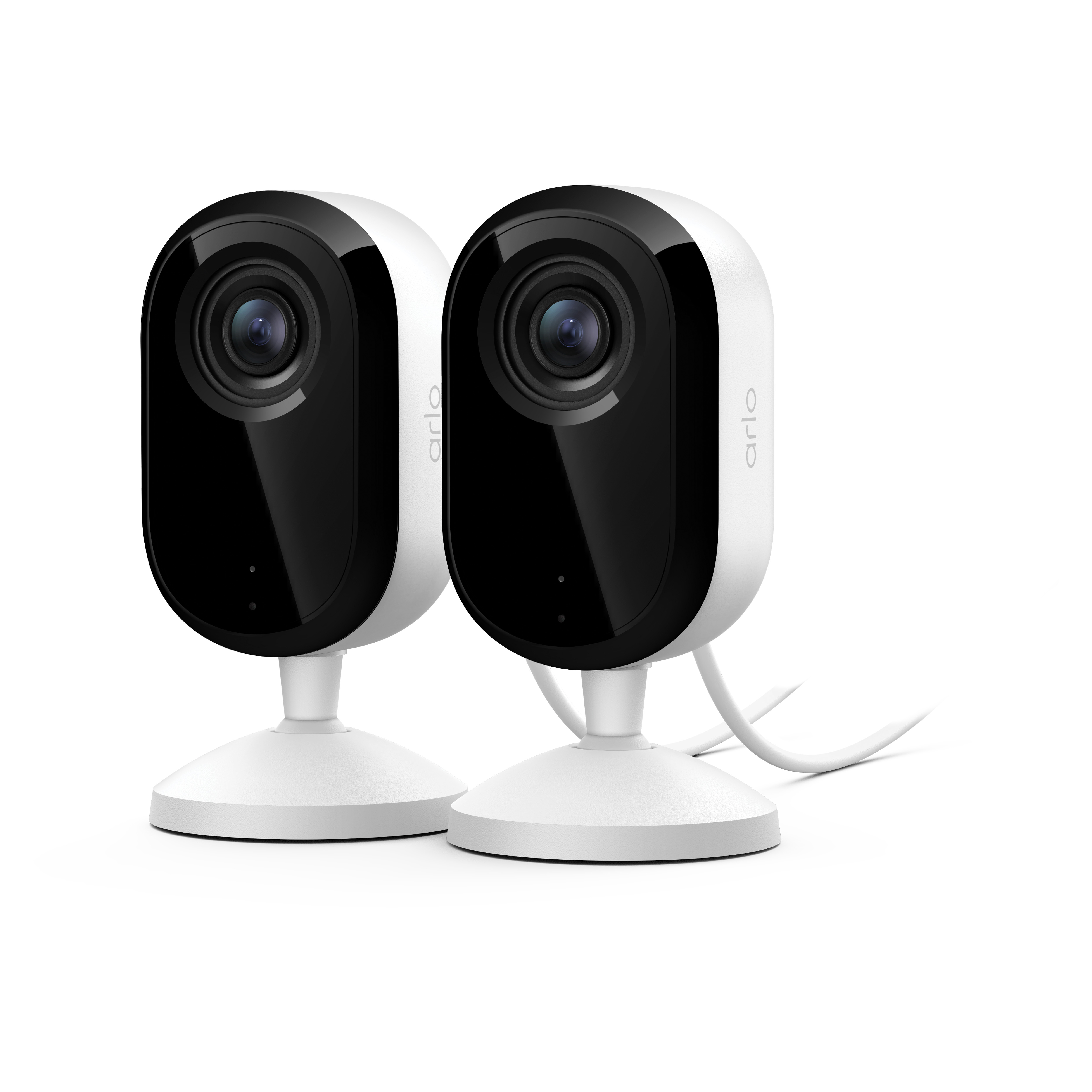 Arlo Essential 3 2K Indoor Überwachungskamera WLAN 2er-Set Weiß