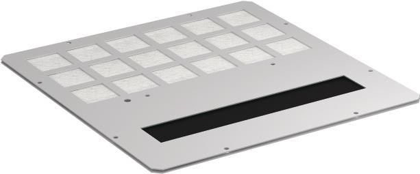 EFB-Elektronik Modul mit Filter und Bürstend., Öffnung A, RAL7035, für PRO Hersteller: EFB Elektronik (PRO-MOD06A.GR)