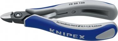 Knipex 79 22 125 Elektronik- u. Feinmechanik Seitenschneider ohne Facette 125 mm