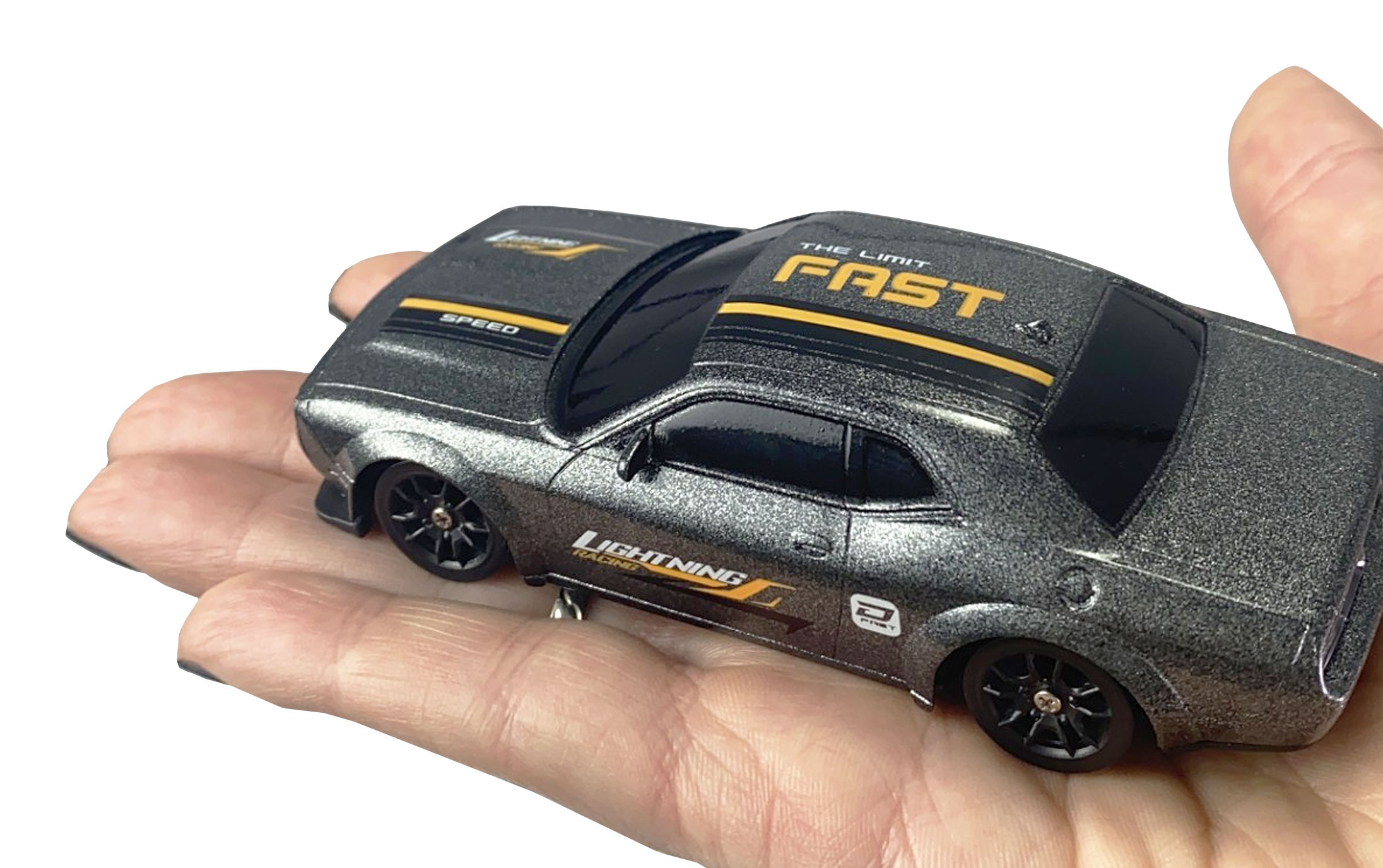 Amewi Drift Sport Muscle Car mit Gyro 4WD 1:43 RTR Grau