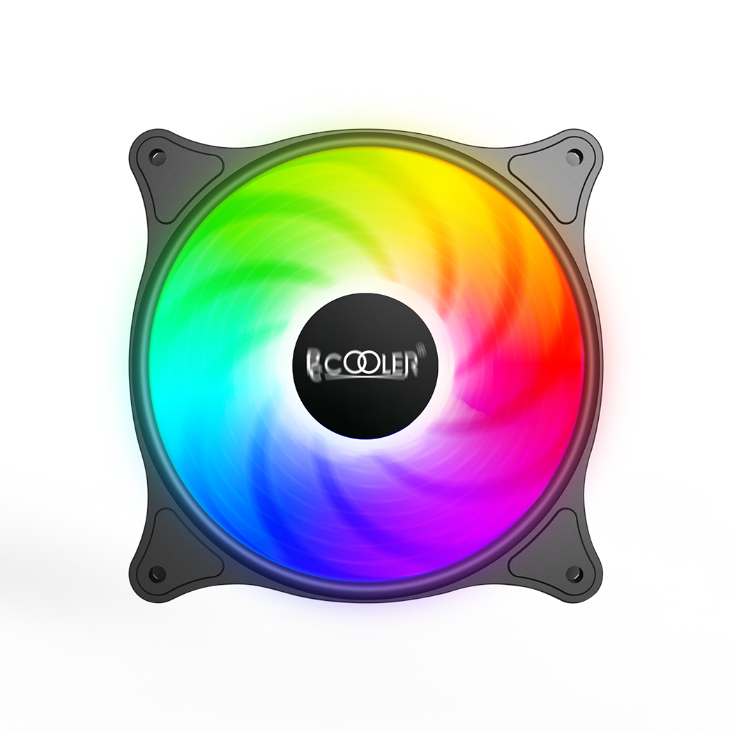 PCCOOLER FX-120-3 RGB Lüfter 120 mm 1200 RPM Schwarz