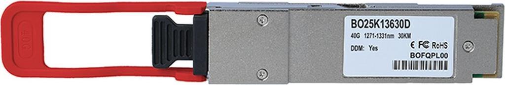 Kompatibler Alcatel-Lucent QSFP-40G-ER4L BlueOptics© BO25K13630D QSFP Transceiver, LC-Duplex, 40GBASE-ER4L, Singlemode Fiber, 1310nm, 30KM, 0°C/+70°C, DDM (QSFP-40G-ER4L-AL-BO)