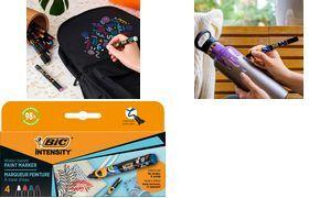 BIC Permanent-Marker Intensity, 4er Kartonblister aus 98 % recycelten Materialien, Strichstärke: 1,5-2,3 mm, - 1 Stück (5274232)