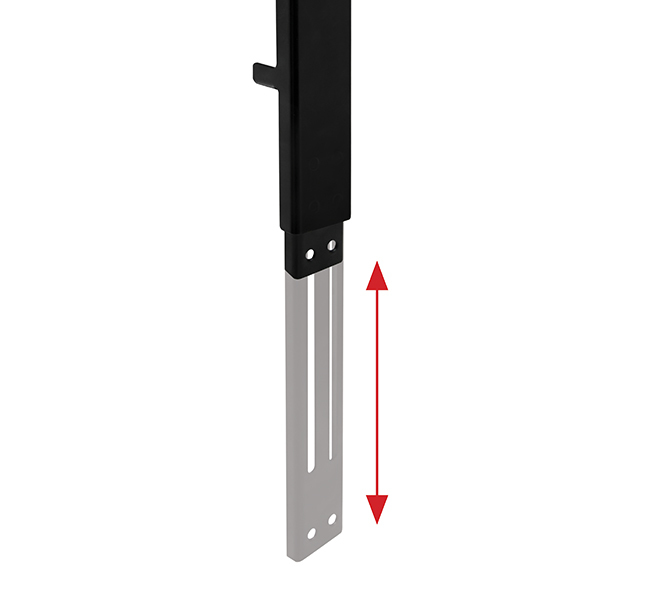 B-TECH BT8390-SA Montagearm 4 kg Schwarz