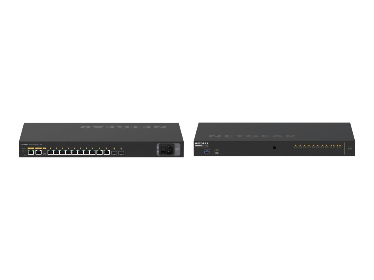 NETGEAR AV Line M4250-10G2XF-PoE++ 12-Port L3 Managed Switch Schwarz