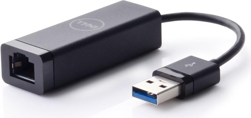 Dell Netzwerkadapter USB 3.0 zu Gigabit Ethernet 470-ABBT Schwarz