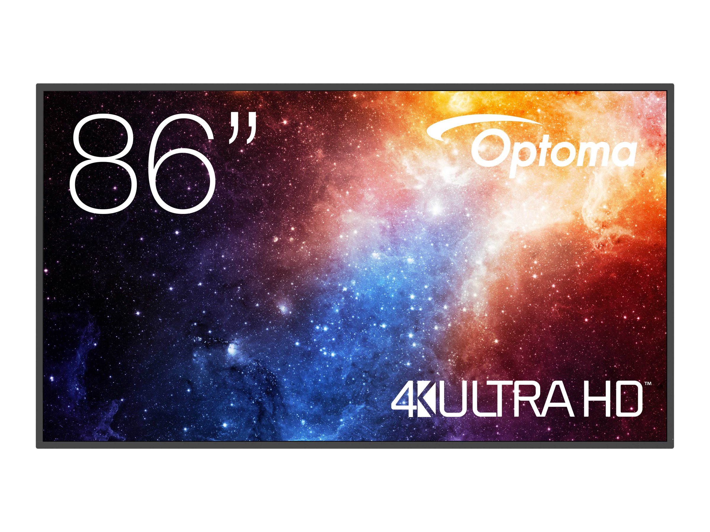 Optoma N3861K 86" 4K UHD Digital Signage Display Schwarz