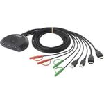 SP-KVM-210 KVM-Konsole HDMI Tastatur 4096 x 2160 Pixel (SP-10105820)