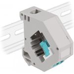 Delock Keystone Jack-DIN-Adapter für Schienenmontage (87194)