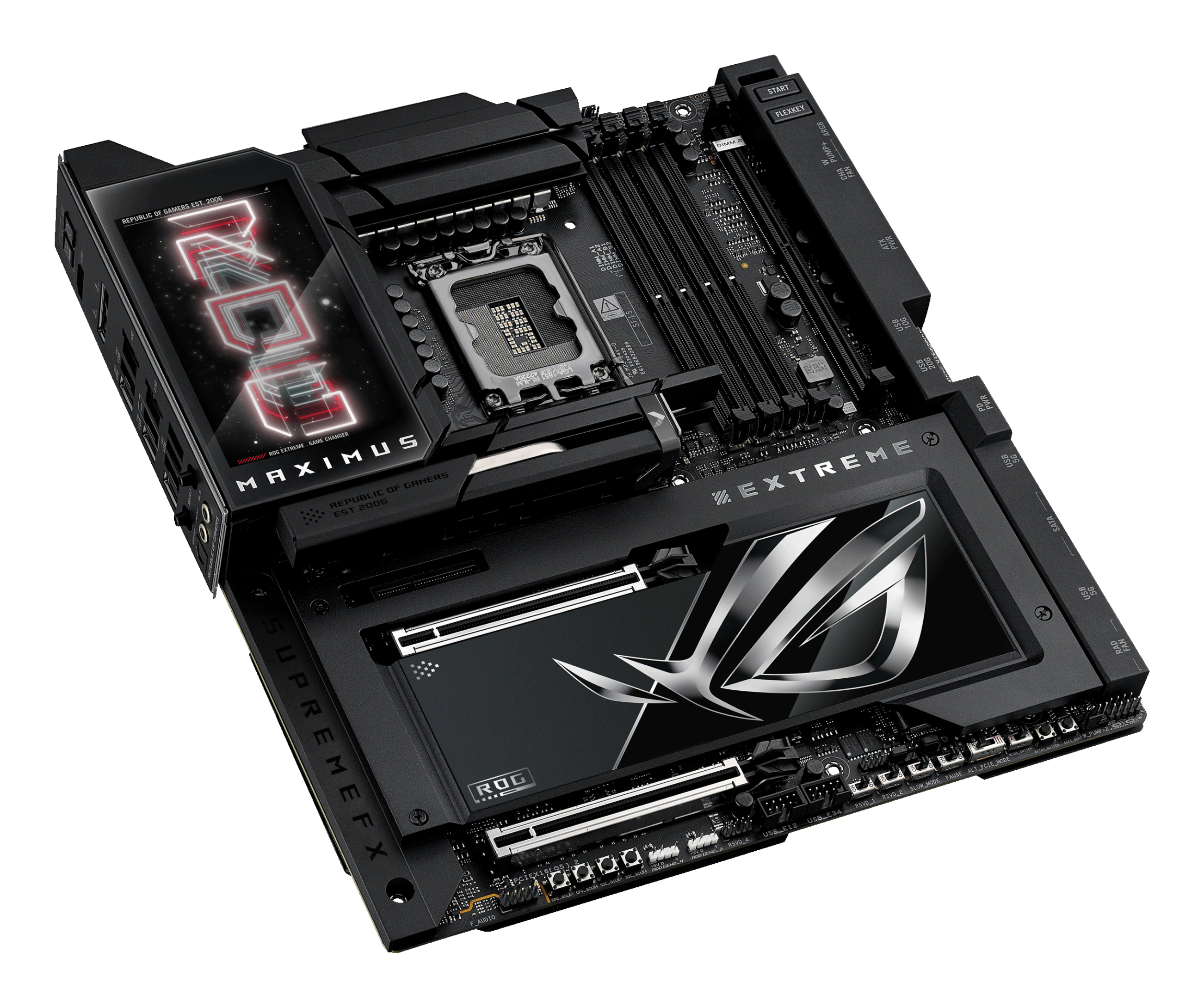 ASUS ROG MAXIMUS Z890 EXTREME Mainboard E-ATX LGA1851 DDR5 Wi-Fi 7 10GbE Schwarz