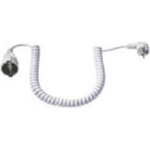 Schuko-Spiralverl. 230V/16A, weiß, 2m (672.280)