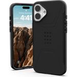 UAG Urban Armor Gear Civilian MagSafe Case | Apple iPhone 16 Plus | schwarz | 114443114040 (114443114040)