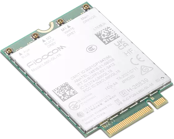 LENOVO ThinkPad Fibocom L860-GL-16 CAT16 4G LTE WWAN Module for ThinkPad T14 Gen3 (4XC1K20994)