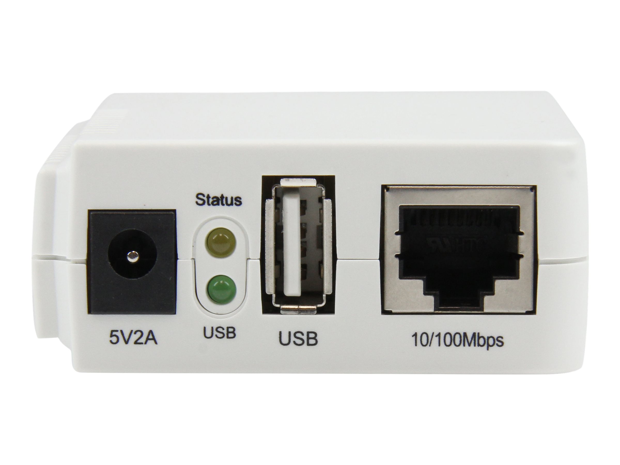 StarTech PM1115UWEU 1-Port USB WLAN 802.11 b/g/n Printserver 10/100 Ethernet Weiß