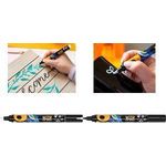 BIC Permanent-Marker Intensity, Rundspitze, weiß aus 98 % recycelten Materialien, Strichstärke: 1,5-2,3 mm, - 1 Stück (5274251)