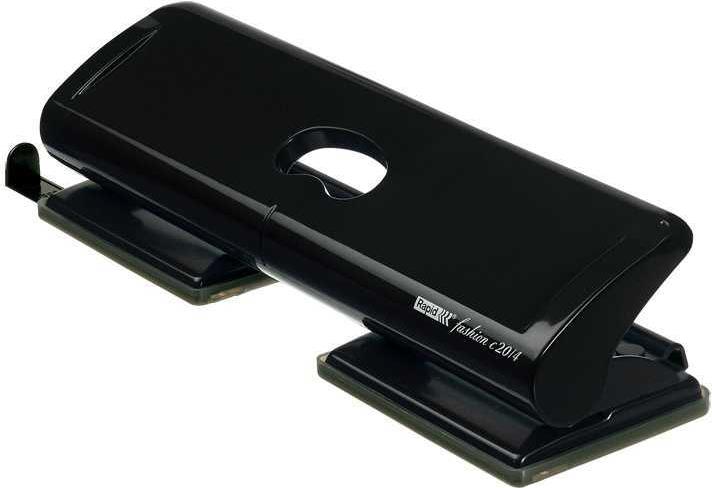 Rapid FC20/4 4fach-Locher 20 Blatt Schwarz