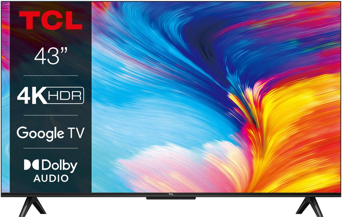 TCL P63 Series 43P635 Fernseher 109,2 cm (43" ) 4K Ultra HD Smart-TV WLAN Schwarz [Energieklasse F] (43P635)
