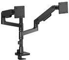 ACT Monitor arm 49 inch office premium, gas spring, pole mounted, 2 monitoren (AC8343)