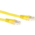 ACT Yellow 1.5 meter LSZH U/UTP CAT6 patch cable with RJ45 connectors. Cat6 u/utp lszh yellow 1.50m (IB9851)