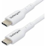 StarTech.com 3m White USB-C Charging Cable, USB C Cable, 60W 3A PD (USB2CC3MWHE)