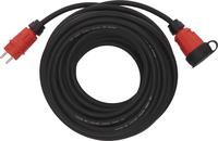 Brennenstuhl 9162250110 Strom Verlängerungskabel 16 A Schwarz Rot 25 m H07RN-F 3G 1.5 (9162250110)