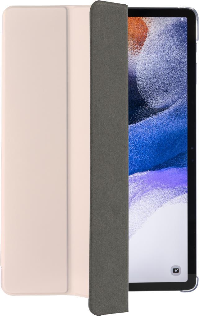 Hama Fold Clear - Flip-Hülle für Tablet - Polyurethan - durchsichtig, pink - 27,90cm (11) - für Samsung Galaxy Tab S7, Tab S8 (00217174)