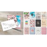 sigel Geburtstags-Postkarten-Set "Colourful Birthday Fun" Weißkarton, 270 g/qm, für Inkjet-/Laserdrucker/Kopierer, - 1 Stück (DS703)