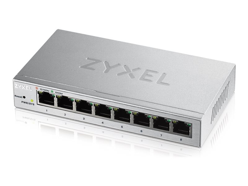 Zyxel GS1200-8 Smart Managed 8-Port Gigabit Switch Grau