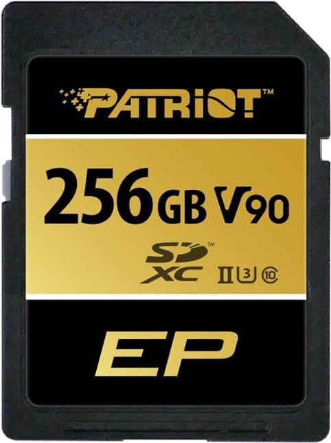 Speicherkarte PATRIOT V90 256GB SDXC UHS-II U3 Class 10 (PEF256GEP92SDX) (PEF256GEP92SDX)