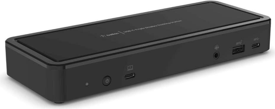 Belkin CONNECT USB-C 14-Port Triple Display Dock Schwarz