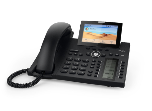 Snom snom D385 VoIP-Telefon SIP 12 Leitungen Schwarz, Blau