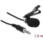 DeLOCK Tie Lavalier Microphone Omnidirectional - Mikrofon (66279)