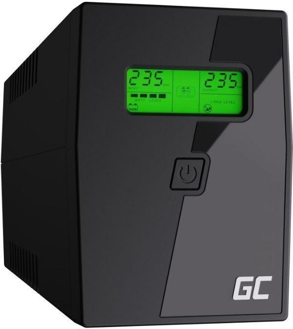 Green Cell Micropower 600VA USV Line-Interactive 600 VA 360 W 7 Ah AGM Schwarz