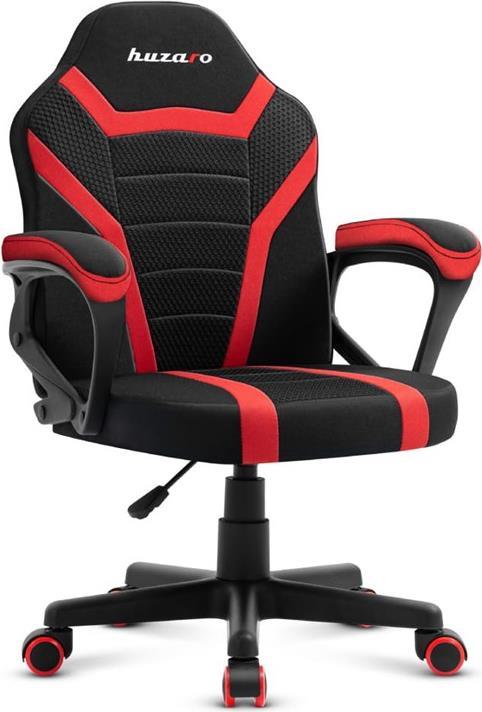 Gaming Stuhl für Kinder Huzaro Ranger 1.0 Red Mesh, schwarz, rot (HZ-Ranger 1.0 red mesh)
