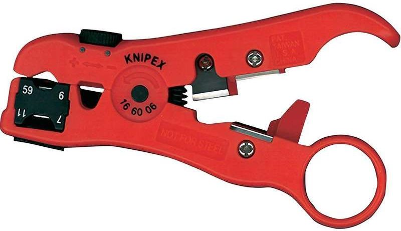 KNIPEX Kabel-Abisolierzange (16 60 06 SB)
